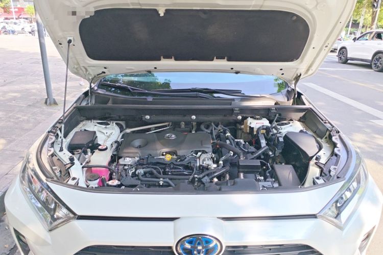 Used Toyota RAV4 2022 Dual-Engine 2.5L E-CVT Two-Wheel Drive Elite Edition Engine Bay