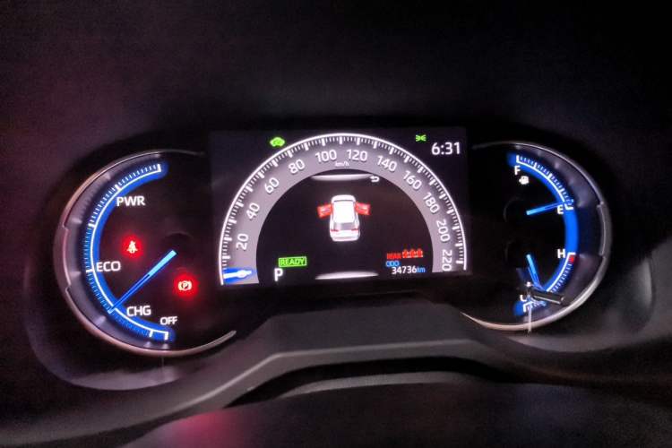 Used Toyota RAV4 2022 Dual-Engine 2.5L E-CVT Four-Wheel Drive Elite Plus Edition Instrument Cluster