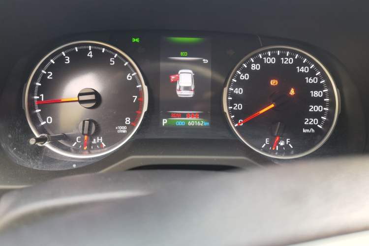 Used Toyota RAV4 2022 2.0L CVT Two-Wheel Drive Urban Edition Odometer Close Up