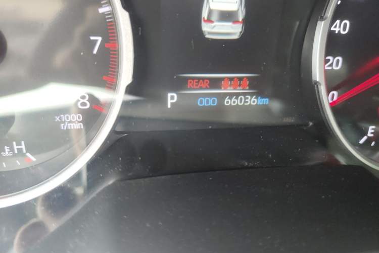 Used Toyota RAV4 2022 2.0L CVT Two-Wheel Drive Urban Edition Odometer Close Up