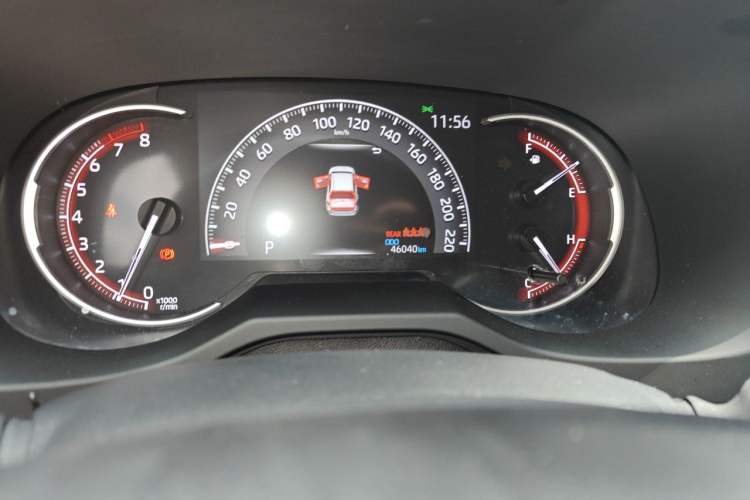 Used Toyota RAV4 2022 2.0L CVT Two-Wheel Drive Fashion Edition Odometer Close Up