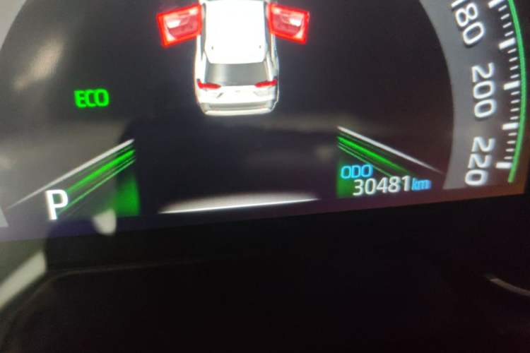 Used Toyota RAV4 2022 2.0L CVT 4x4 Style Plus Edition Odometer Close Up