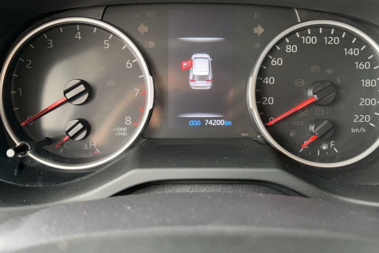 Used Toyota RAV4 2022 2.0L CVT Two-Wheel Drive Urban Edition Odometer Close Up