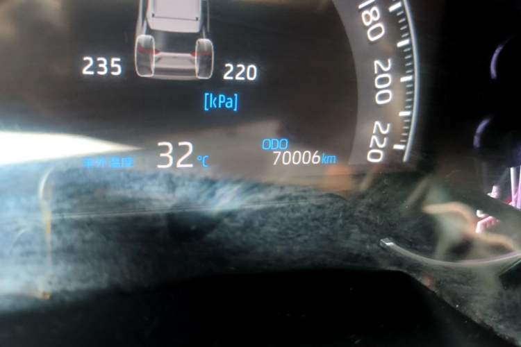 Used Toyota RAV4 2022 2.0L CVT Two-Wheel Drive Fashion Plus Edition Odometer Close Up