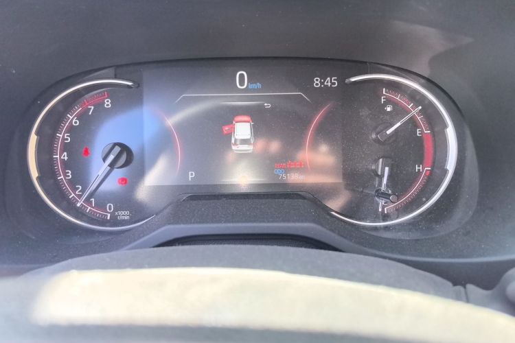 Used Toyota RAV4 2022 2.0L CVT Two-Wheel Drive Fashion Plus Edition Odometer Close Up