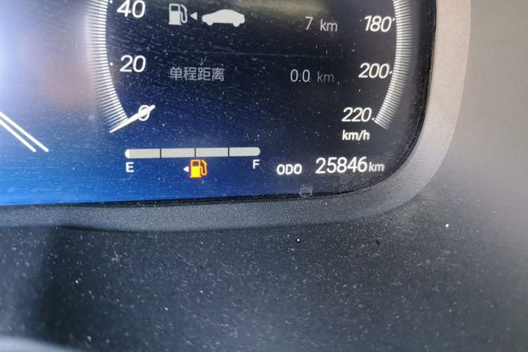 Used Toyota RAV4 2023 2.0L CVT Two-Wheel Drive Fashion Plus Edition Odometer Close Up