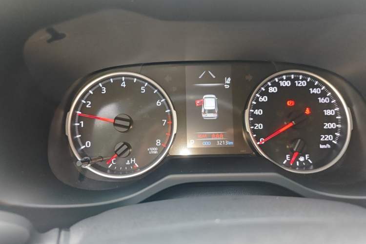 Used Toyota RAV4 2023 2.0L CVT Two-Wheel Drive Urban Edition Odometer Close Up
