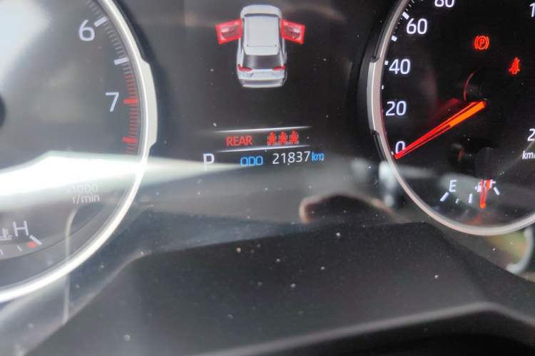Used Toyota RAV4 2023 2.0L CVT Two-Wheel Drive Urban Edition Odometer Close Up