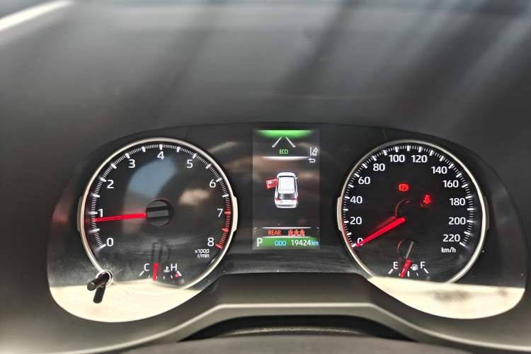 Used Toyota RAV4 2023 2.0L CVT Two-Wheel Drive Urban Edition Odometer Close Up