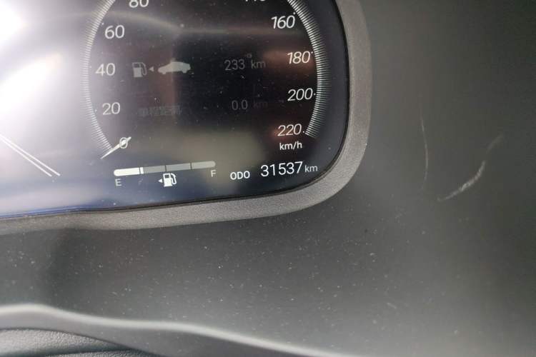 Used Toyota RAV4 2023 Dual-Engine 2.5L E-CVT Four-Wheel Drive Elite Plus Edition Odometer Close Up