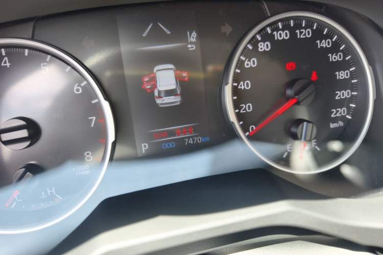 Used Toyota RAV4 2023 2.0L CVT Two-Wheel Drive Urban Edition Odometer Close Up