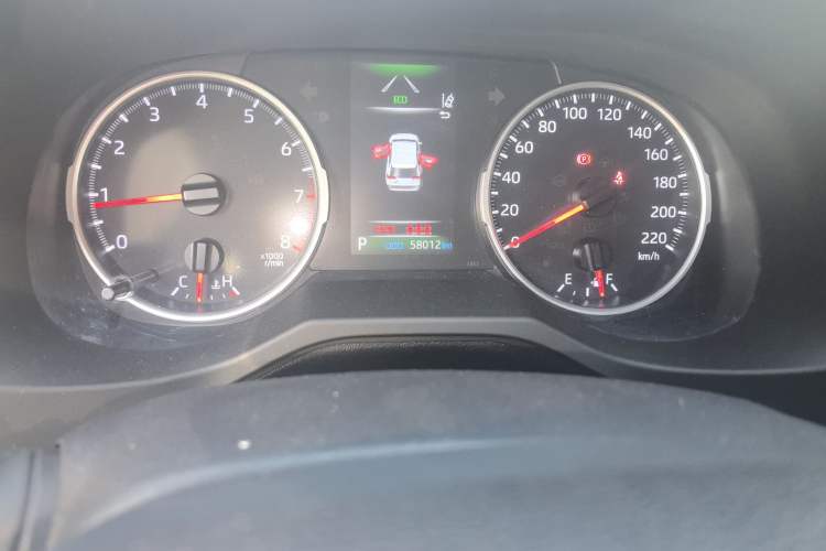 Used Toyota RAV4 2023 2.0L CVT Two-Wheel Drive Urban Edition Odometer Close Up