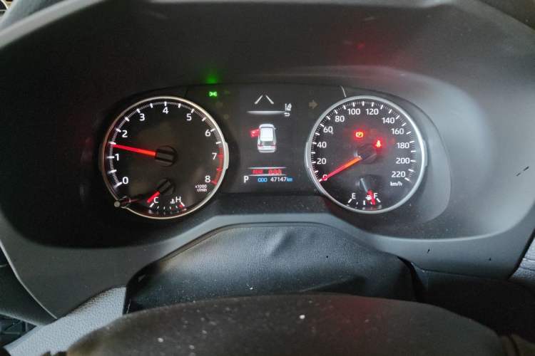 Used Toyota RAV4 2023 2.0L CVT Two-Wheel Drive Urban Edition Odometer Close Up