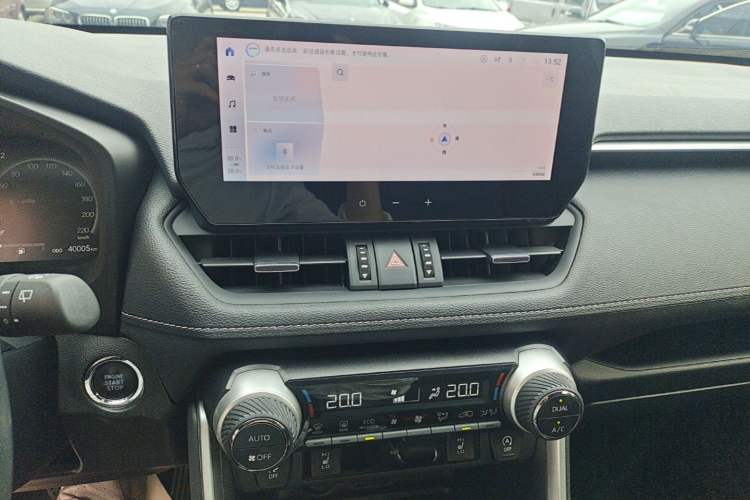 Used Toyota RAV4 2023 2.0L CVT Two-Wheel Drive 20th Anniversary Platinum Edition Audio And AC Panel
