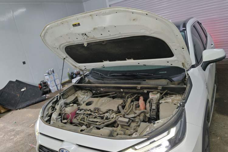 Used Toyota RAV4 2023 Dual-Engine 2.5L E-CVT Four-Wheel Drive Elite Plus Edition Engine Bay