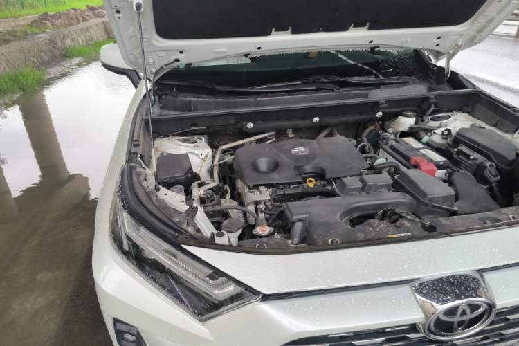 Used Toyota RAV4 2023 2.0L CVT Two-Wheel Drive 20th Anniversary Platinum Edition Engine Bay Right