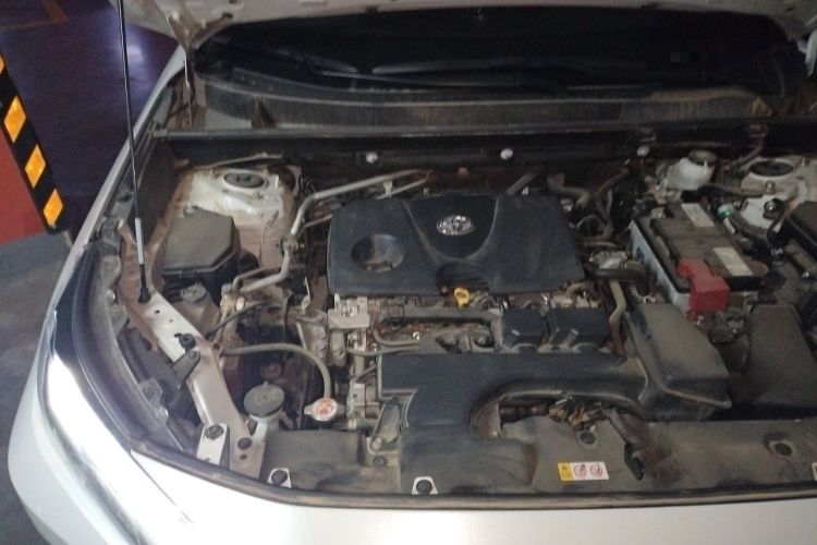Used Toyota RAV4 2023 2.0L CVT Two-Wheel Drive 20th Anniversary Platinum Edition Engine Bay Right