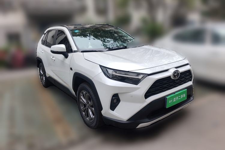 Used Toyota RAV4 2023 2.0L CVT Two-Wheel Drive 20th Anniversary Platinum Edition Front Right 45 Deg