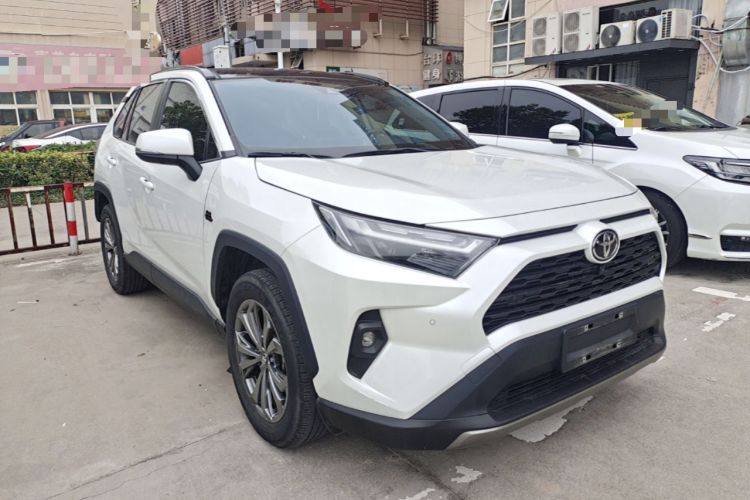 Used Toyota RAV4 2023 2.0L CVT Two-Wheel Drive 20th Anniversary Platinum Edition Front Right 45 Deg