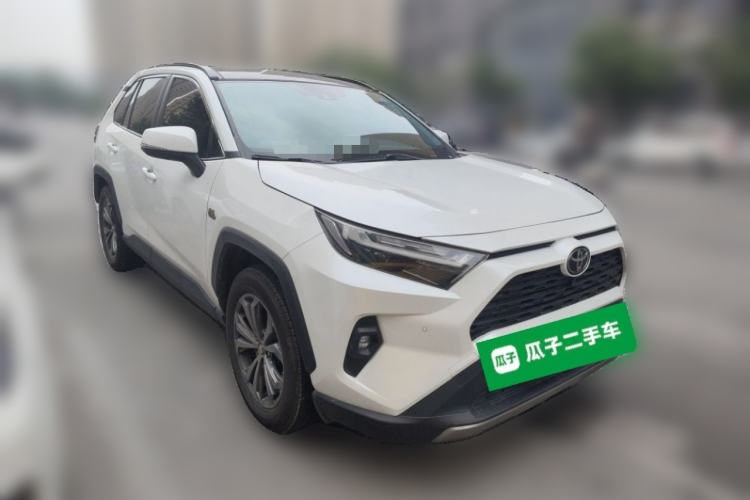 Used Toyota RAV4 2023 2.0L CVT Two-Wheel Drive 20th Anniversary Platinum Edition Front Right 45 Deg