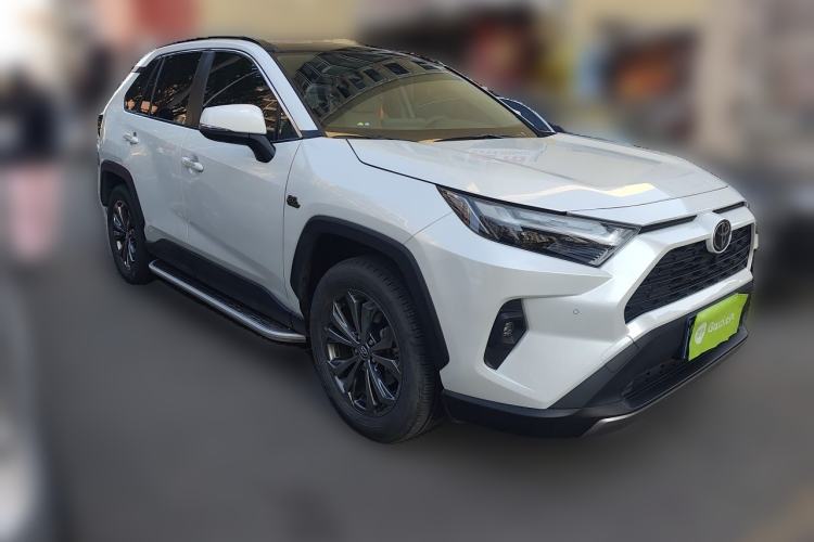 Used Toyota RAV4 2023 2.0L CVT Two-Wheel Drive 20th Anniversary Platinum Edition Front Right 45 Deg