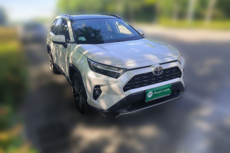 Used Toyota RAV4 2023 2.0L CVT Two-Wheel Drive 20th Anniversary Platinum Edition Front Right 45 Deg