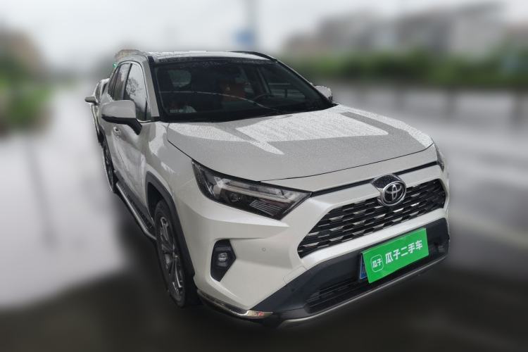 Used Toyota RAV4 2023 2.0L CVT Two-Wheel Drive 20th Anniversary Platinum Edition Front Right 45 Deg