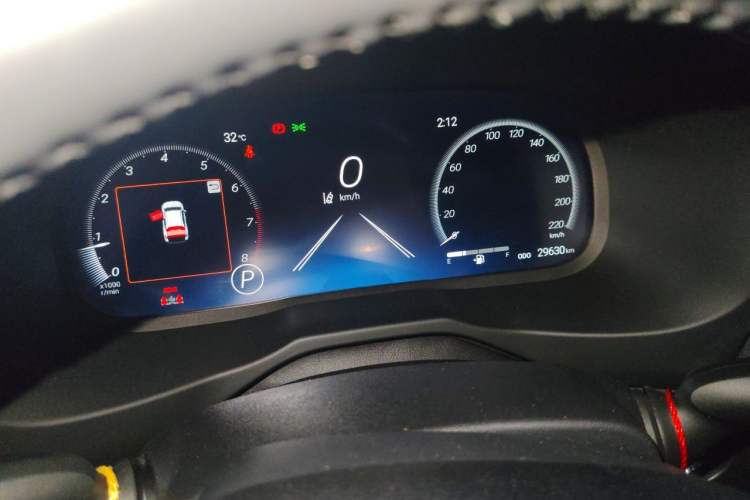 Used Toyota RAV4 2023 2.0L CVT Two-Wheel Drive 20th Anniversary Platinum Edition Instrument Cluster