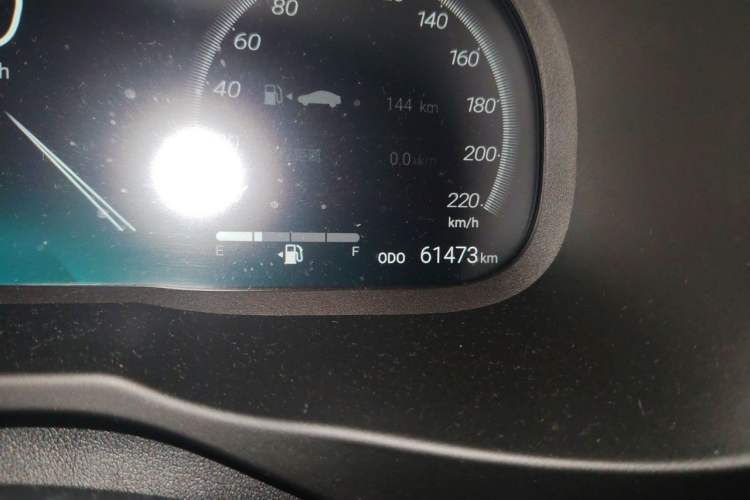 Used Toyota RAV4 2023 2.0L CVT Two-Wheel Drive Fashion Plus Edition Odometer Close Up