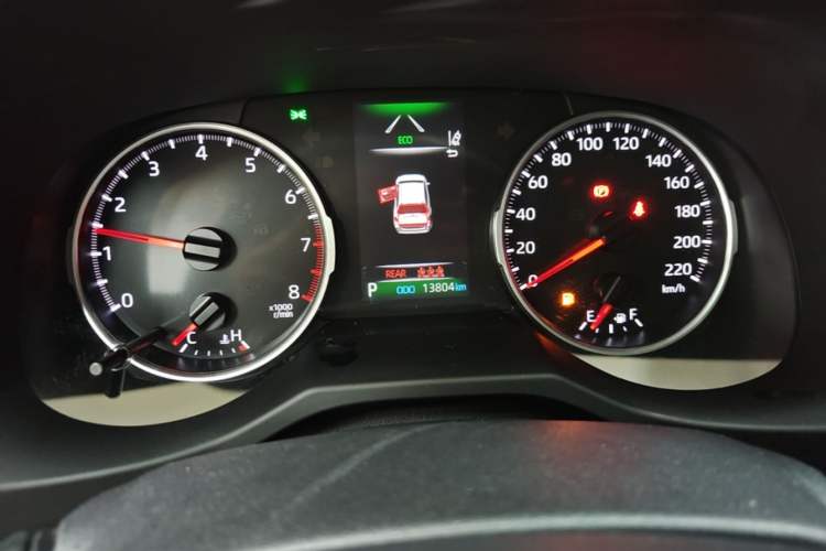 Used Toyota RAV4 2023 2.0L CVT Two-Wheel Drive Urban Edition Odometer Close Up
