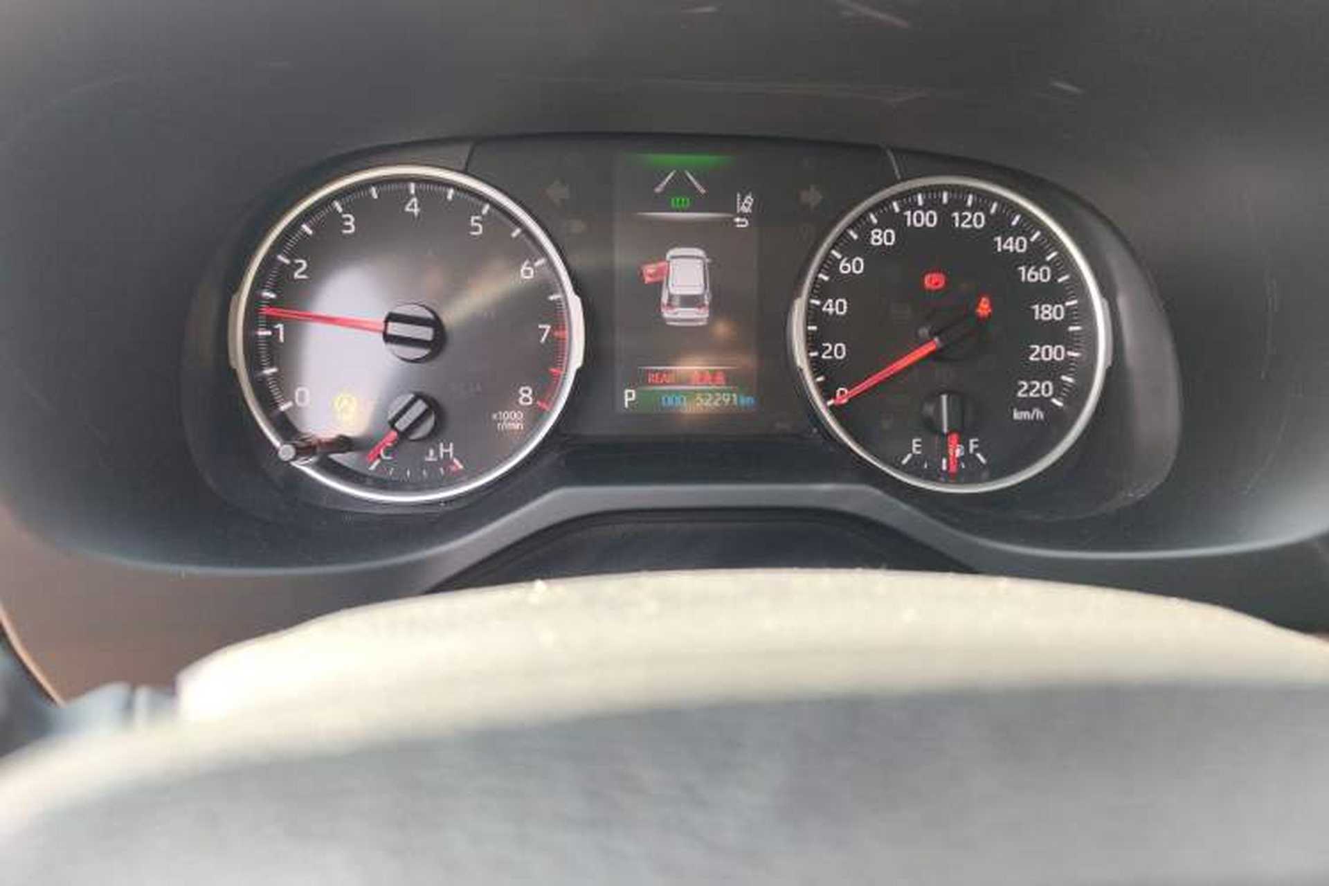 Used Toyota RAV4 2023 2.0L CVT Two-Wheel Drive Urban Edition Odometer Close Up