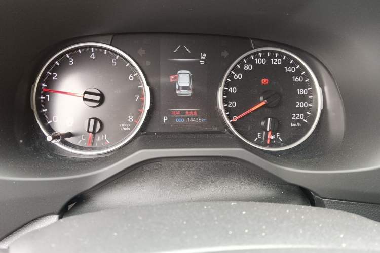 Used Toyota RAV4 2023 2.0L CVT Two-Wheel Drive Urban Edition Odometer Close Up