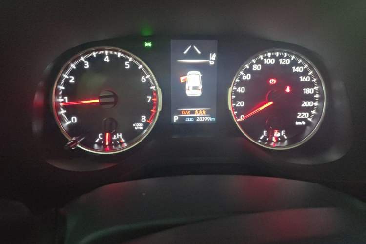Used Toyota RAV4 2023 2.0L CVT Two-Wheel Drive Urban Edition Odometer Close Up