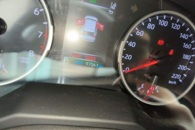 Used Toyota RAV4 2023 2.0L CVT Two-Wheel Drive Urban Edition Odometer Close Up