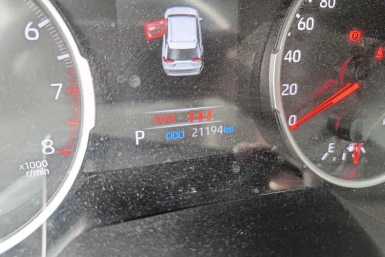 Used Toyota RAV4 2023 2.0L CVT Two-Wheel Drive Urban Edition Odometer Close Up