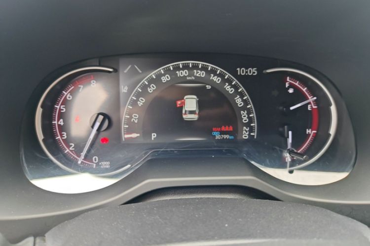 Used Toyota RAV4 2023 2.0L CVT Two-Wheel Drive Fashion Edition Odometer Close Up