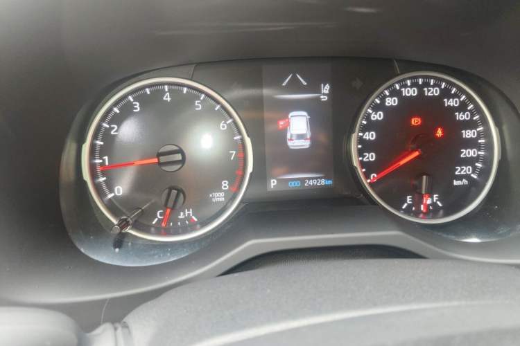 Used Toyota RAV4 2023 2.0L CVT Two-Wheel Drive Urban Edition Odometer Close Up