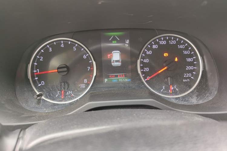 Used Toyota RAV4 2023 2.0L CVT Two-Wheel Drive Urban Edition Odometer Close Up