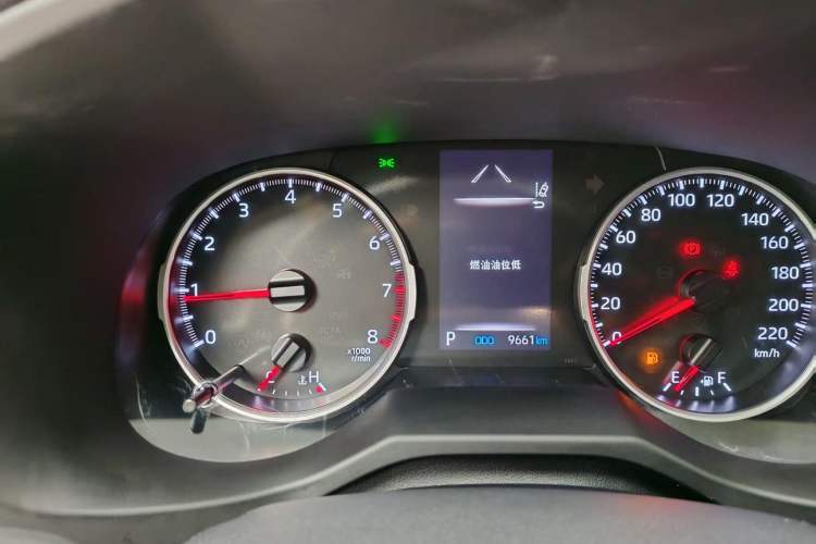 Used Toyota RAV4 2023 2.0L CVT Two-Wheel Drive Urban Edition Odometer Close Up