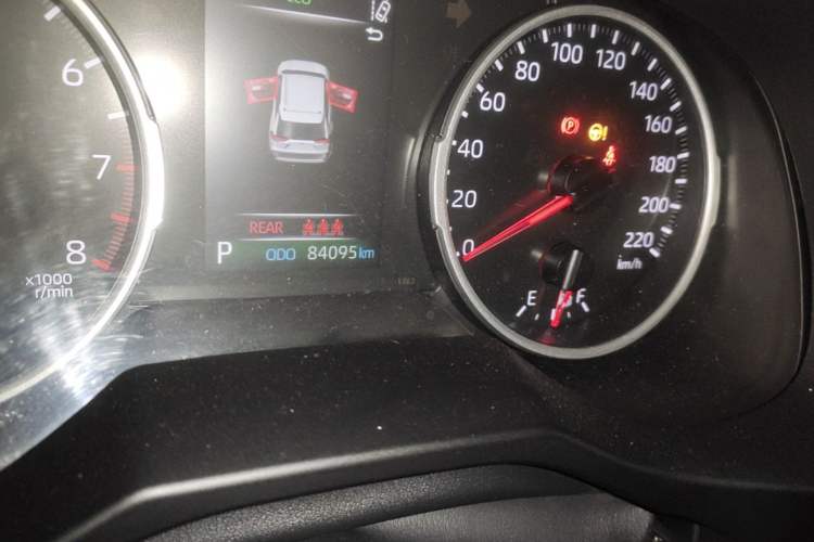 Used Toyota RAV4 2023 2.0L CVT Two-Wheel Drive Urban Edition Odometer Close Up