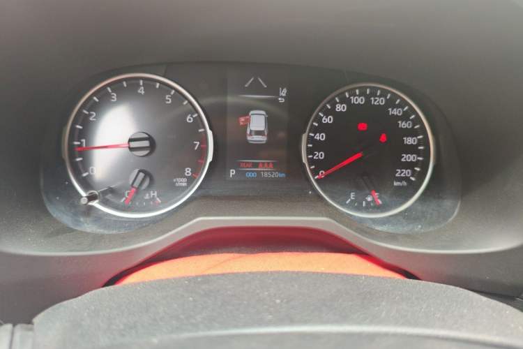 Used Toyota RAV4 2023 2.0L CVT Two-Wheel Drive Urban Edition Odometer Close Up