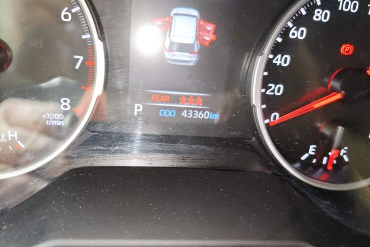 Used Toyota RAV4 2023 2.0L CVT Two-Wheel Drive Urban Edition Odometer Close Up