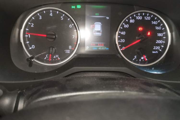 Used Toyota RAV4 2023 2.0L CVT Two-Wheel Drive Urban Edition Odometer Close Up