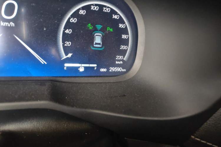 Used Toyota RAV4 2023 2.0L CVT Two-Wheel Drive Fashion Plus Edition Odometer Close Up