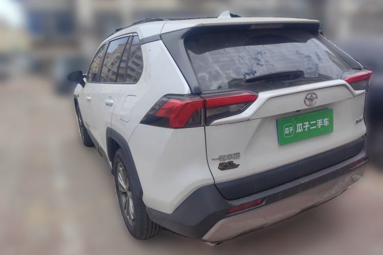 Used Toyota RAV4 2023 2.0L CVT Two-Wheel Drive 20th Anniversary Platinum Edition Rear Left 45 Deg