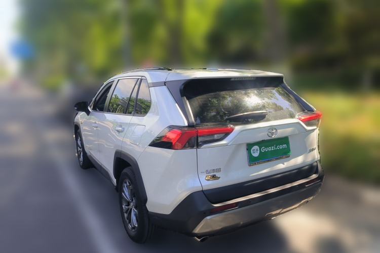 Used Toyota RAV4 2023 2.0L CVT Two-Wheel Drive 20th Anniversary Platinum Edition Rear Left 45 Deg