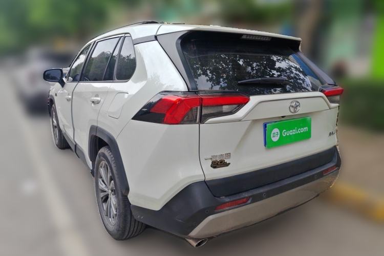 Used Toyota RAV4 2023 2.0L CVT Two-Wheel Drive 20th Anniversary Platinum Edition Rear Left 45 Deg