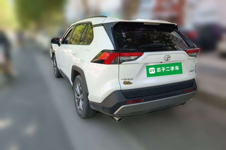 Used Toyota RAV4 2023 2.0L CVT Two-Wheel Drive 20th Anniversary Platinum Edition Rear Left 45 Deg