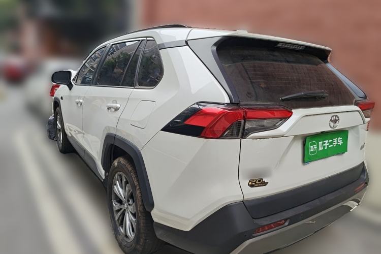 Used Toyota RAV4 2023 2.0L CVT Two-Wheel Drive 20th Anniversary Platinum Edition Rear Left 45 Deg