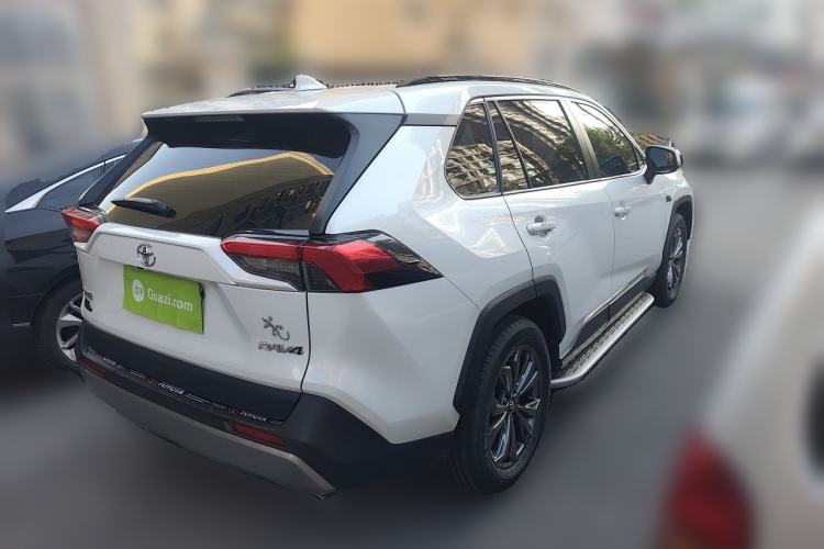 Used Toyota RAV4 2023 2.0L CVT Two-Wheel Drive 20th Anniversary Platinum Edition Rear Right 45 Deg